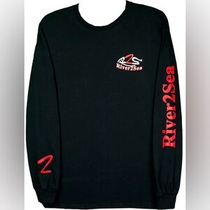 River2Sea Long Sleeve Logo Long Sleeve T-Shirt ~XXL